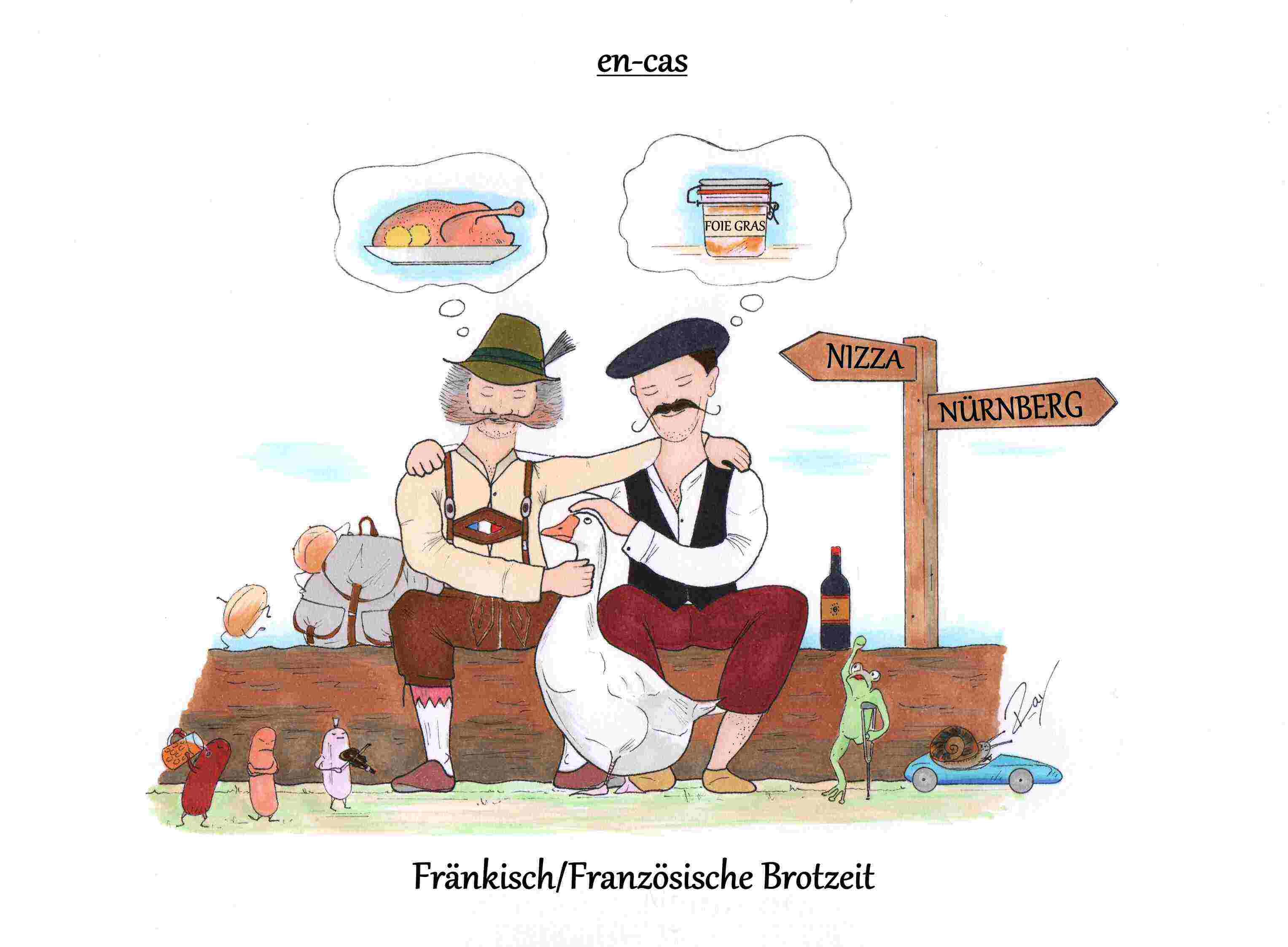 Deutsch Französische Brotzeit klein